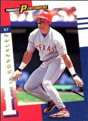 Juan Gonzalez #11 Baseball Cards 1998 Pinnacle Performers Prices