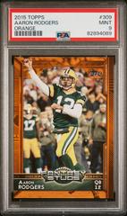 Aaron Rodgers [Orange] #309 Football Cards 2015 Topps Prices
