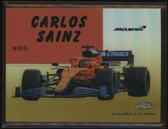 Carlos Sainz [Gold] #54W-32 Racing Cards 2020 Topps Chrome Formula 1 1954 World on Wheels Prices