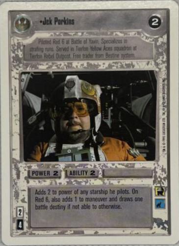 Jek Porkins [Unlimited] Prices | Star Wars CCG Premiere | Star Wars Cards