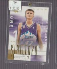 Andrei Kirilenko [Gold] Basketball Cards 2001 Upper Deck Flight Team Prices