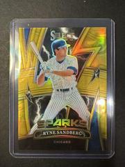Ryne Sandberg [Gold] Baseball Cards 2022 Panini Select Sparks Prices