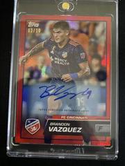 Brandon Vazquez [Autograph Red] #92 Soccer Cards 2023 Topps MLS Prices