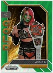 Asuka [Green Prizm] Wrestling Cards 2022 Panini Prizm WWE Gold Prices