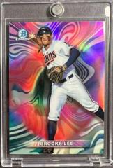 Brooks Lee [Red] #MR-7 Baseball Cards 2022 Bowman Draft Mood Ring Prices