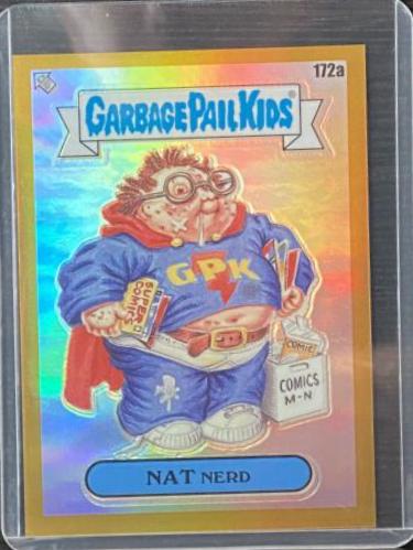 NAT Nerd [Gold Refractor] #172a Prices | 2022 Garbage Pail Kids Chrome ...