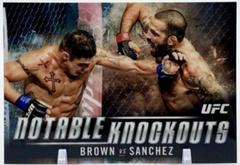 Matt Brown #NK-MR Ufc Cards 2018 Topps UFC Chrome Notable Knockouts Prices