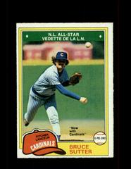 Bruce Sutter [Gray Back] Baseball Cards 1981 O Pee Chee Prices