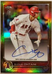 Shohei Ohtani [Gold] #BBA-SO Baseball Cards 2022 Topps Chrome Ben Baller Autographs Prices