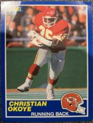 Christian Okoye #43 Football Cards 1989 Panini Score Prices