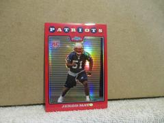Jerod Mayo [Red Refractor] #TC246 Football Cards 2008 Topps Chrome Prices