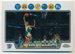 Kevin Durant [Xfractor] #156 Basketball Cards 2008 Topps Chrome Prices