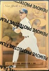 Wade Boggs [Gold Promo] #9 Baseball Cards 1996 Leaf Steel Prices