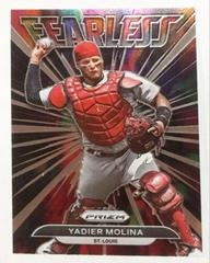 Yadier Molina #FL-10 Baseball Cards 2022 Panini Prizm Fearless Prices