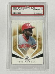 Joe Morgan #58 Baseball Cards 2004 SP Legendary Cuts Prices