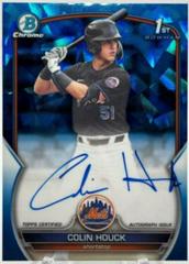 Colin Houck #CDA-CH Baseball Cards 2023 Bowman Draft Chrome Sapphire Prospect Autograph Prices