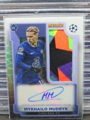 Mykhailo Mudryk #MBS-MM Soccer Cards 2022 Topps Merlin Chrome UEFA Club Competitions Match Ball Signatures Prices