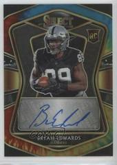 Bryan Edwards [Tie-Dye Prizm] Football Cards 2020 Panini Select Rookie Signatures Prices