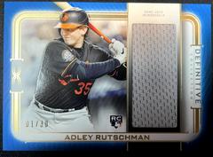 Adley Rutschman [Blue] Baseball Cards 2023 Topps Definitive Jumbo Relic Collection Prices