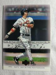 Chipper Jones #44 Baseball Cards 2002 Upper Deck Honor Roll Prices
