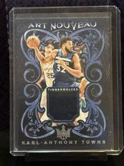 Karl-Anthony Towns #19 Basketball Cards 2023 Panini Court Kings Art Nouveau Prices