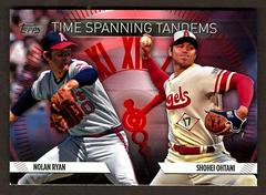 Shohei Ohtani, Nolan Ryan [Red] #TS-20 Baseball Cards 2023 Topps Update Time Spanning Tandems Prices