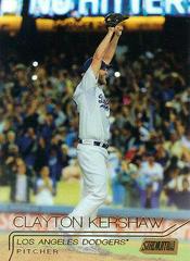 Clayton Kershaw #182 Baseball Cards 2015 Stadium Club Prices