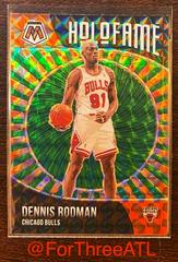 Dennis Rodman [green mosaic] Basketball Cards 2020 Panini Mosaic HoloFame Prices