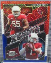 Chandler Jones, Kyler Murray [Red White Blue] #XO-1 Football Cards 2021 Panini Contenders Optic Xs and Os Prices