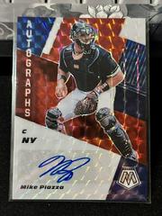 Mike Piazza [Choice Red and Yellow] Baseball Cards 2021 Panini Mosaic Autographs Prices