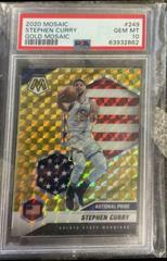 Stephen Curry [Gold Mosaic] Basketball Cards 2020 Panini Mosaic Prices
