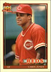 Chris Jones #65T Baseball Cards 1991 Topps Traded Tiffany Prices