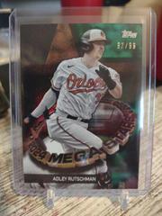 Adley Rutschman [Green Foil] #TMS-4 Baseball Cards 2024 Topps Mega Star Prices