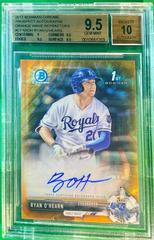 Ryan O'Hearn [Orange Wave] Baseball Cards 2017 Bowman Chrome Prospects Autographs Prices