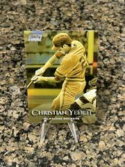 Christian Yelich [Gold Minted Refractor] Baseball Cards 2019 Stadium Club Chrome Prices