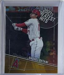 Shohei Ohtani [Gold] #21GH-9 Baseball Cards 2022 Topps 2021’s Greatest Hits Prices