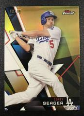 Corey Seager [Gold Refractor] #123 Baseball Cards 2018 Topps Finest Prices