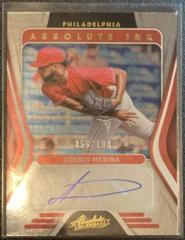 Adonis Medina Baseball Cards 2022 Panini Absolute Ink Autographs Prices