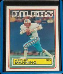 Archie Manning #278 Football Cards 1983 Topps Prices