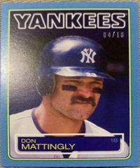 Don Mattingly [Blue] #9 Baseball Cards 2022 Topps Throwback Thursday Prices