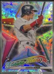 Jarren Duran #FS-14 Baseball Cards 2022 Topps Chrome Logofractor Future Stars Prices