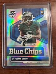 DeVonta Smith [Blue Mosaic] #6 Football Cards 2021 Panini Mosaic Blue Chips Prices