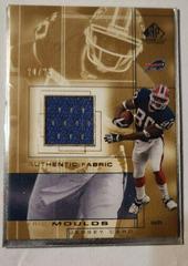 Eric Moulds [Gold] #EM Football Cards 2001 SP Game Used Authentic Fabric Prices
