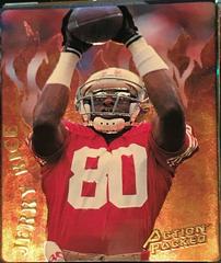 Jerry Rice Football Cards 1994 Action Packed Catching Fire Prices