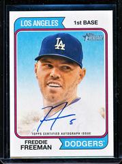 Freddie Freeman #ROA-FF Baseball Cards 2023 Topps Heritage Real One Autographs Prices