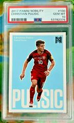 Christian Pulisic Soccer Cards 2017 Panini Nobility Prices