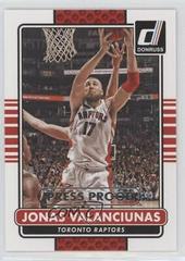 Jonas Valanciunas #88 Basketball Cards 2014 Panini Donruss Prices