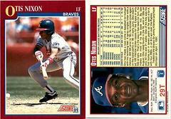 Otis Nixon #29T Baseball Cards 1991 Score Traded Prices
