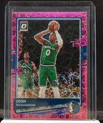 Josh Richardson [Pink Velocity] #1 Basketball Cards 2020 Panini Donruss Optic Prices