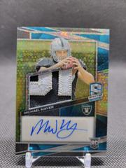 Michael Mayer #16 Football Cards 2023 Panini Spectra Rookie Autograph Neon Blue Prices